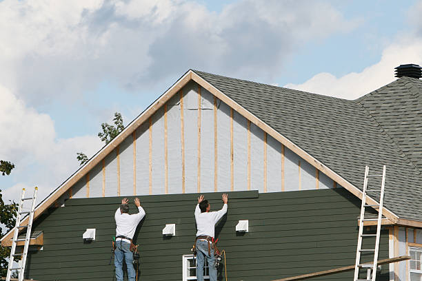 Professional Vinyl Siding technician working in Vienna, IL